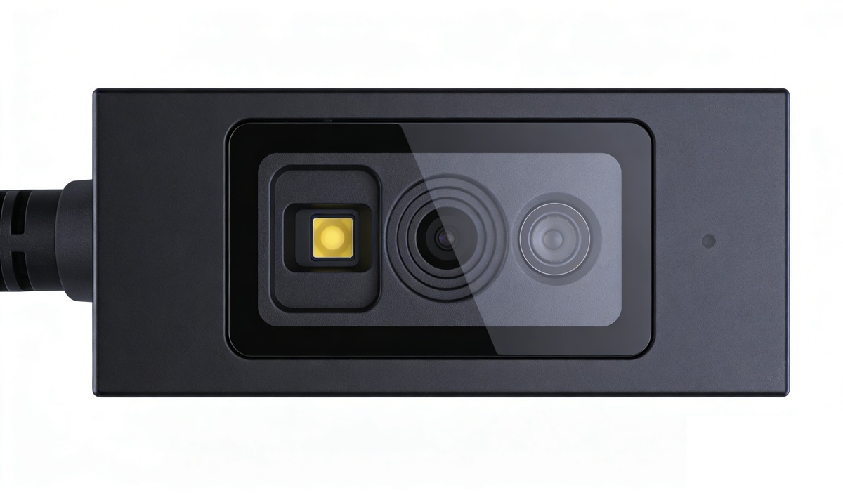 Ultra-thin fixed-mount scanner for laser-engraved PCB codes